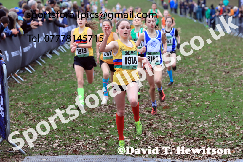 Girls Under-13s 2026 UK CAU Inter Counties Cross Country, Wollaton Park, Nottingham. Photo: David T. Hewitson/Sports for All Pics